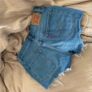 Levi's Women's Blue Denim Shorts